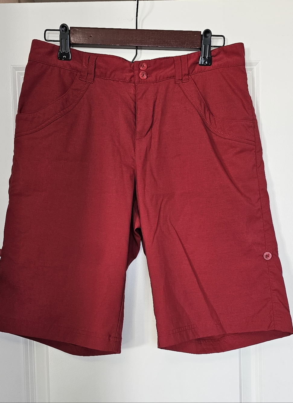 Cloudveil Shorts S Red Hiking Outdoor Casual Stretch Lightweight Trail